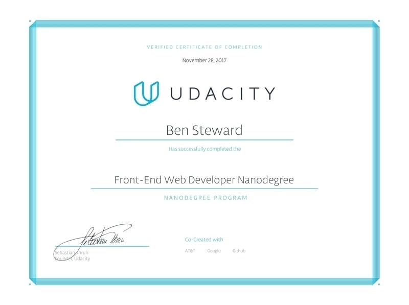 Udacity Front-End Nanodegree